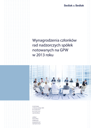 Wynagrodzenia członków rad nadzorczych  spółek notowanych na GPW w 2013 roku