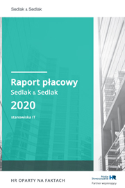 Raport płacowy Sedlak & Sedlak dla branży IT - 2020 - wiosna