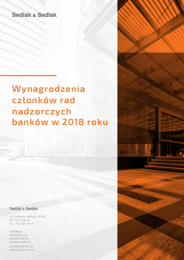 Wynagrodzenia członków rad nadzorczych banków w 2018 roku