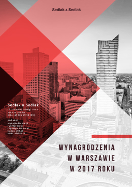 Wynagrodzenia w Warszawie w 2017 roku