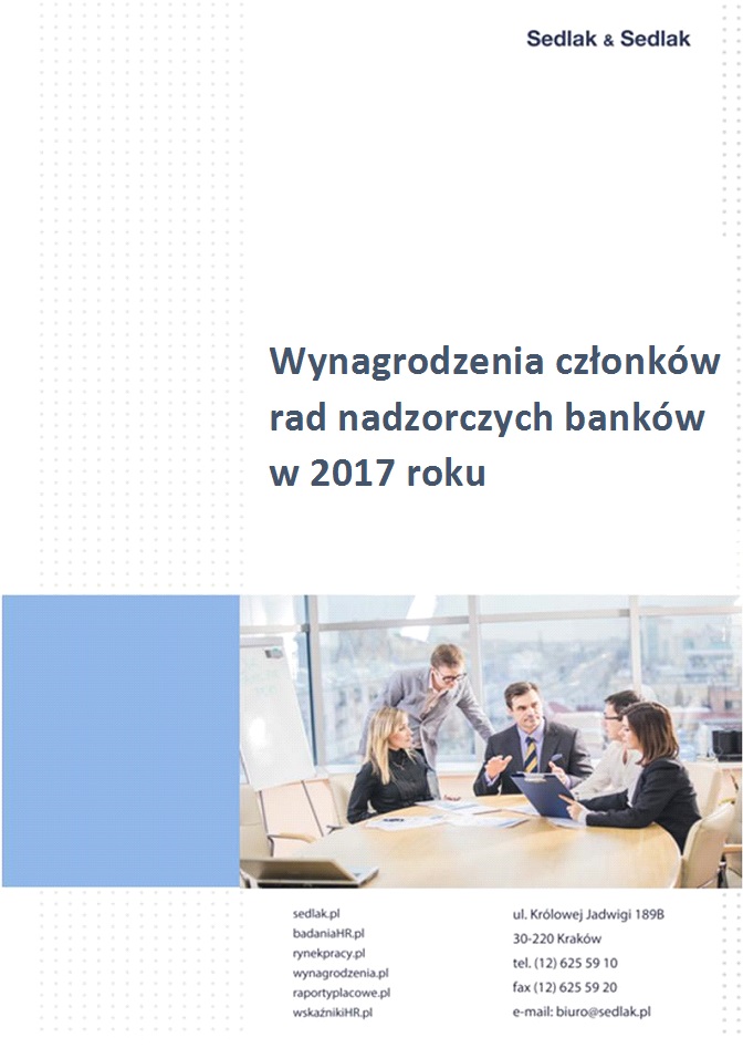 Wynagrodzenia członków rad nadzorczych banków w 2017 roku