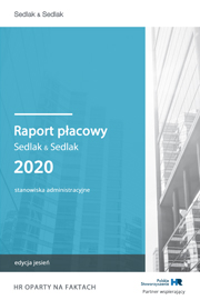 Raport płacowy Sedlak & Sedlak 2020 - jesień - stanowiska administracyjne