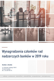 Wynagrodzenia członków rad nadzorczych banków w 2019 roku