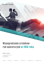 Wynagrodzenia członków rad nadzorczych w 2018 roku