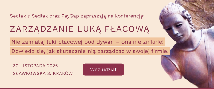 konferencja zarządzanie luką płacową baner poziomy