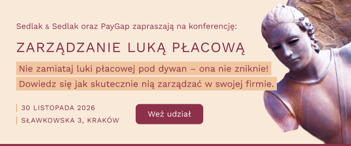 konferencja zarządzanie luką płacową baner poziomy
